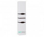 Пенал підвісний Sanwerk Alessa Air правий МДФ біла / венге MV0000137