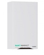 Полупенал підвісний Sanwerk Alessa Air Slim правий МДФ білий / венге MV0000593