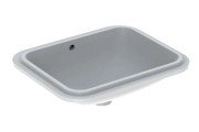 Раковина для ванної кімнати Geberit VariForm 50х40 см з отвором переливу прямокутна білий 500.765.01.2