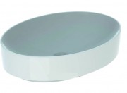 Раковина для ванной комнаты Geberit VariForm 55х40 см без отверстия перелива овальная белый 500.771.01.2