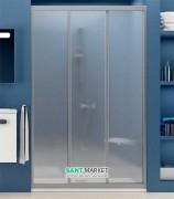 Душевые двери Ravak ASDP3-120 раздвижные трехэлементные профиль сатин/стекло grape 00VG0U02ZG