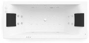 Ванна гідромасажна акрилова прямокутна Roca Hall WaterAir Plus Option 180х80 см білий A24T396000