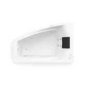 Ванна гідромасажна акрилова кутова Roca Hall WaterAir Plus Option 150х100 см ліва білий A24T402000