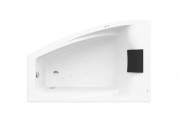 Ванна гідромасажна акрилова кутова Roca Hall Smart Air Plus 150х100 см ліва білий A24T400000
