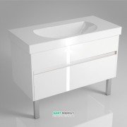 Тумба під раковину Kerama Marazzi Buongiorno 100 см МДФ європейський білий BGN.100.2\WHT.UK