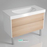 Тумба під раковину Kerama Marazzi Buongiorno 100 см МДФ дуб BGN.100.2\ОАК