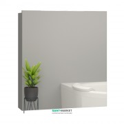 Дзеркальна шафа Sanwerk Everest 60х11,4 см без підсвічування ЛДСП сірий MV0000783