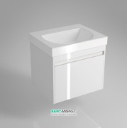 Тумба підвісна під раковину Kerama Marazzi Buongiorno 60 см МДФ європейський білий BGN.60.1\WHT.UK