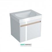 Тумба підвісна під раковину Kerama Marazzi Buongiorno 60 см МДФ білий BGN.60.1+1\WHT