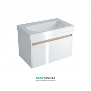 Тумба підвісна під раковину Kerama Marazzi Buongiorno 80 см МДФ білий BGN.80.1+1\WHT