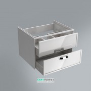 Тумба подвесная под раковину Kerama Marazzi Canaletto 60 см МДФ белый CN.60