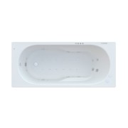 Ванна гидромассажная акриловая прямоугольная Roca Genova Effects Titanium 140х70 см белый A24T351000