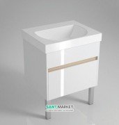 Тумба под раковину Kerama Marazzi Buongiorno 60 см МДФ белый BGN.60.2\WHT