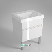 Тумба под раковину Kerama Marazzi Buongiorno 60 см МДФ европейский белый BGN.60.2\WHT.UK