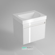 Тумба підвісна під раковину Kerama Marazzi Buongiorno 60 см МДФ європейський білий BGN.60.1+1\WHT.UK