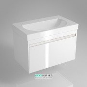 Тумба подвесная под раковину Kerama Marazzi Buongiorno 80 см МДФ европейский белый BGN.80.1+1\WHT.UK