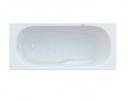 Ванна гідромасажна акрилова прямокутна Roca Genova Smart Air Plus 160х70 см білий A24T358000