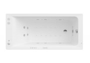 Ванна гідромасажна акрилова прямокутна Roca Easy Effects Gold Option 160х75 см білий A24T326000