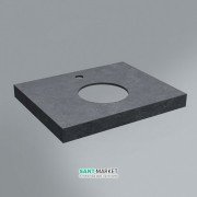 Столешница под раковину Kerama Marazzi Canaletto 59,4 Роверелла серый темный CN60.DL501300R