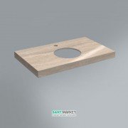 Столешница под раковину Kerama Marazzi Canaletto 79,8 см Риальто песочный лаппатированный CN80.SG560402R