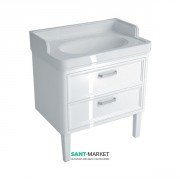 Тумба для підлоги під раковину Kerama Marazzi Pompei 80 см МДФ білий PO.80.2\WHT