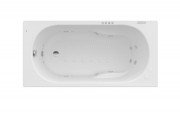 Ванна гідромасажна акрилова прямокутна Roca Genova Effects Gold 140х70 см білий A24T349000