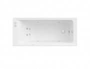 Ванна гідромасажна акрилова прямокутна Roca Easy Smart Water Plus 170х70 см білий A24T329000