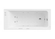 Ванна гидромассажная акриловая прямоугольная Roca Easy Effects Gold 160х70 см белый A24T319000