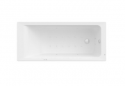 Ванна гідромасажна акрилова прямокутна Roca Easy Smart Air Plus 160х70 см білий A24T316000