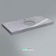 Столешница под раковину Kerama Marazzi Canaletto 99,6 см Риальто серый лаппатированный CN100.SG560702R