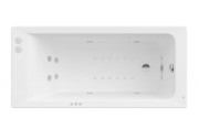 Ванна гидромассажная акриловая прямоугольная Roca Easy Smart WaterAir Plus 150х70 см белый A24T312000