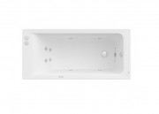 Ванна гидромассажная акриловая прямоугольная Roca Easy Smart Water Plus 150х70 см белый A24T311000