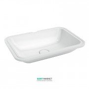 Раковина для ванної Kerama Marazzi Plaza 55x38 см вбудована знизу білий PL.wbu.55