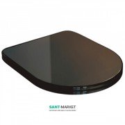 Сидіння з кришкою для унітазу Kerama Marazzi Pompei Soft close + Clip up чорний PO.seat.01\BLK