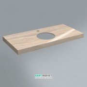 Столешница под раковину Kerama Marazzi Canaletto 99,6 см Риальто песочный лаппатированный CN100.SG560402R