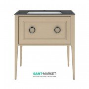 Тумба для підлоги під раковину Kerama Marazzi Plaza Classic 80 см масив дерева капучино PL.C.80.1\CAP