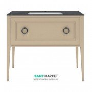 Тумба для підлоги під раковину Kerama Marazzi Plaza Classic 100 см масив дерева капучино PL.C.100.1\CAP