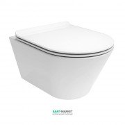 Унітаз підвісний Kerama Marazzi Plaza Modern безободковий кераміка білий PLM.wc.02