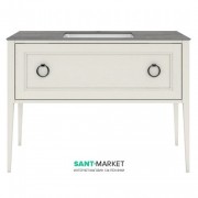 Тумба для підлоги під раковину Kerama Marazzi Plaza Classic 120 см масив дерева білий PL.C.120.1\WHT