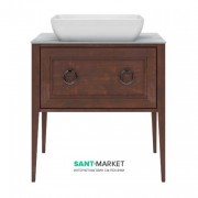 Тумба напольная под раковину Kerama Marazzi Plaza Classic 80 см массив дерева орех PL.C.80.1+1\NUT
