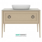 Тумба для підлоги під раковину Kerama Marazzi Plaza Classic 120 см масив дерева капучино PL.C.120.1+1\CAP