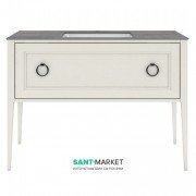 Тумба напольная под раковину Kerama Marazzi Plaza Classic 120 см массив дерева белый PL.C.120.1\WHT