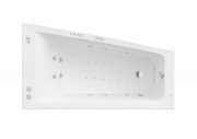 Ванна гідромасажна акрилова асиметрична Roca Easy Effects Gold Option права 160х90 см білий A24T295000