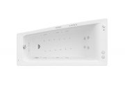 Ванна гідромасажна акрилова асиметрична Roca Easy Effects Titanium ліва 150х80 см білий A24T289000
