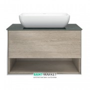 Тумба підвісна під раковину Kerama Marazzi Plaza Modern 80 см МДФ дуб Орегон PL.M.80.1\OAK.O