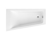 Ванна акрилова асиметрична Roca Easy 150x80 см з ніжками ліва білий A248407000