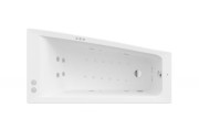Ванна гідромасажна акрилова асиметрична Roca Easy Smart WaterAir Plus права 150х80 см білий A24T279000