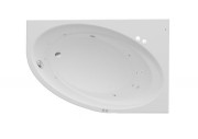 Ванна гидромассажная акриловая асимметричная Roca Orbita Smart Water Plus правая 150х100 см белый A24T212000