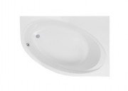 Ванна акрилова асиметрична Roca Orbita 160x100 см з ніжками права білий A24T225000