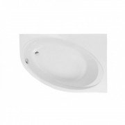 Ванна акрилова асиметрична Roca Orbita 150x100 см з ніжками права білий A24T209000